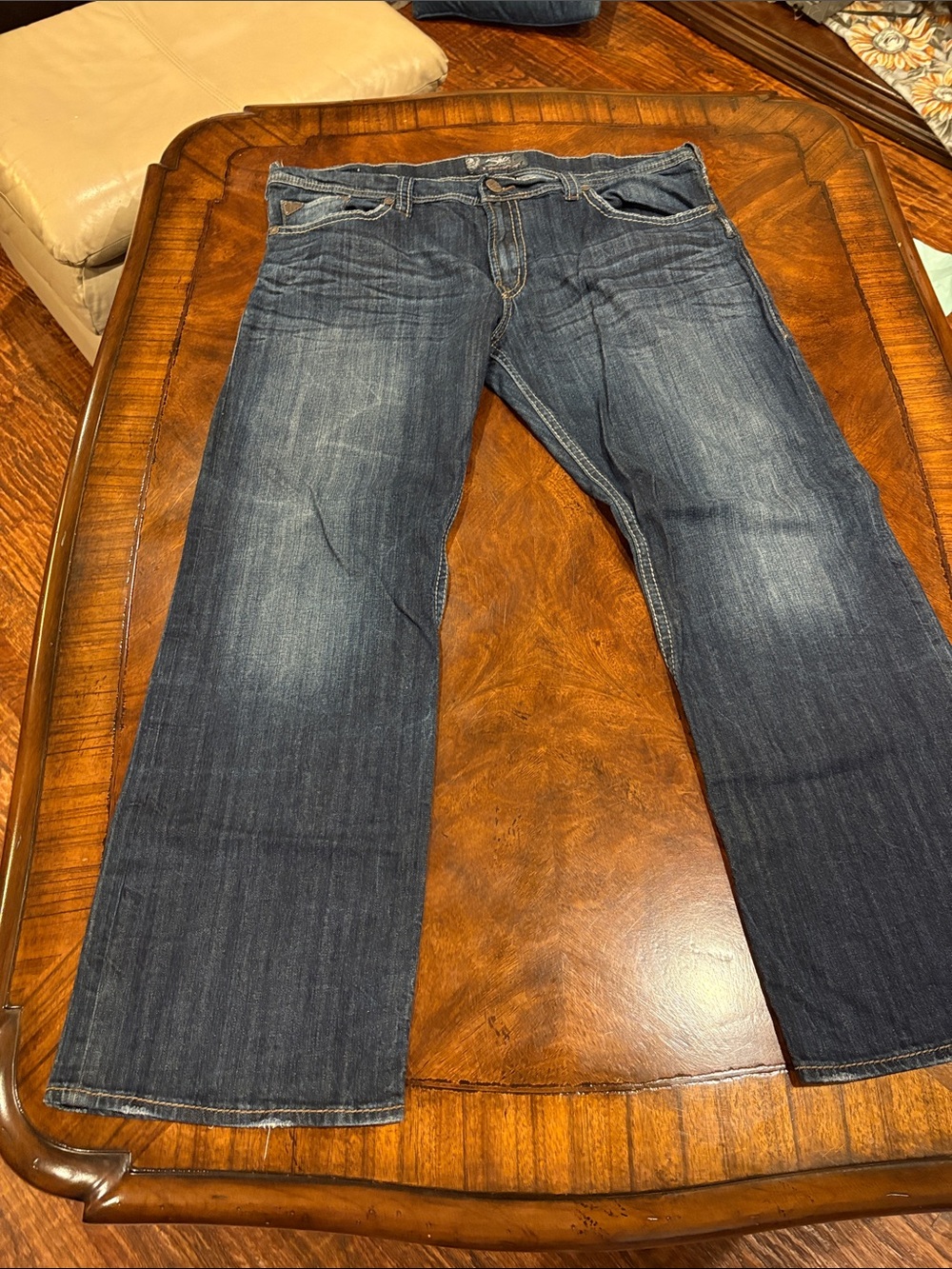 Silver Jeans Men's Indigo Relaxed Straight Jeans 42x 32